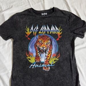 Def Leppard Animal Leopard Rock Tee – Vintage Styl